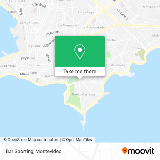 Bar Sporting map