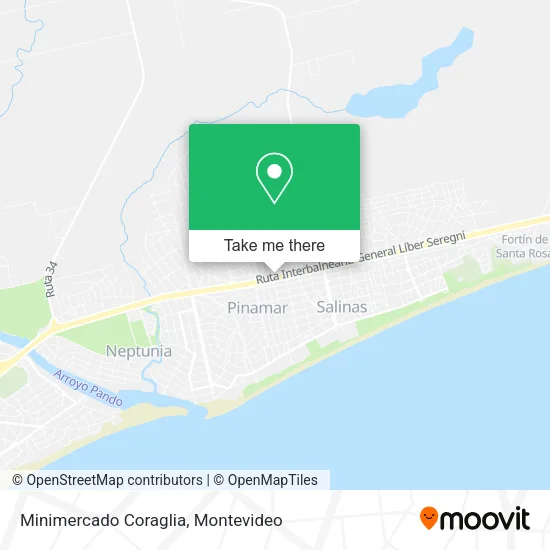 Minimercado Coraglia map