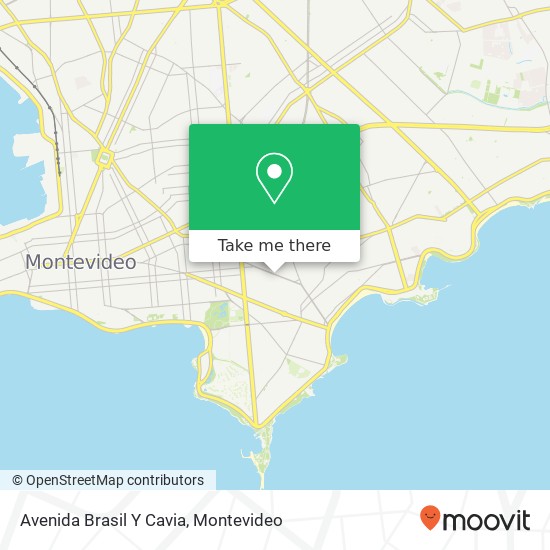 Avenida Brasil Y Cavia map