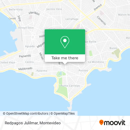 Redpagos Julilmar map