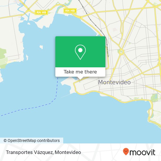 Transportes Vázquez map