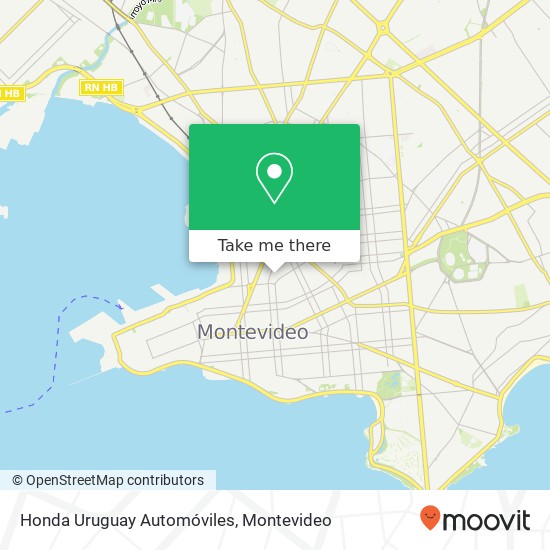 Honda Uruguay Automóviles map