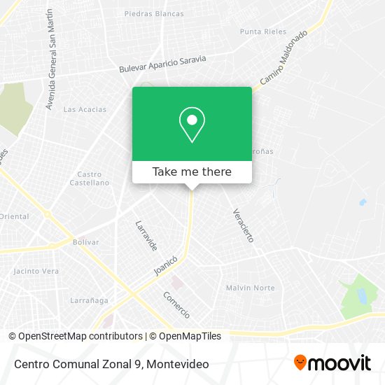 Centro Comunal Zonal 9 map