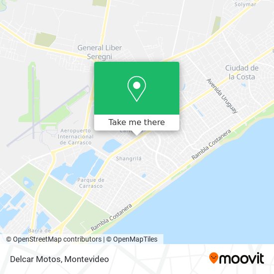 Delcar Motos map