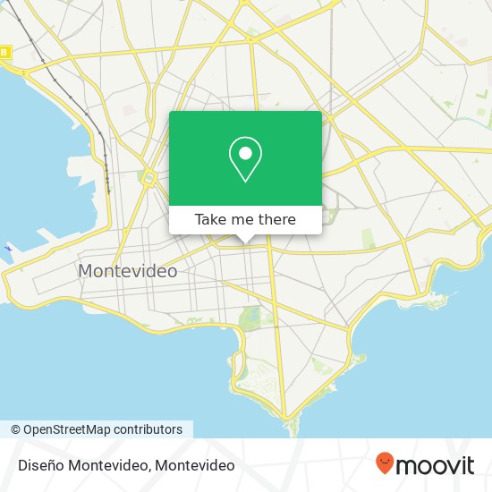 Diseño Montevideo map