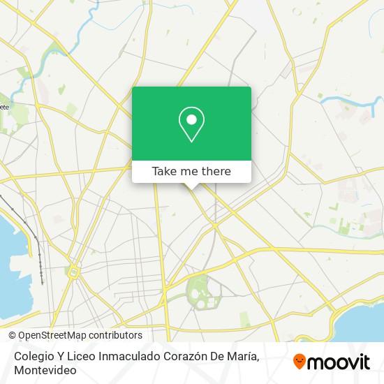 Mapa de Colegio Y Liceo Inmaculado Corazón De María