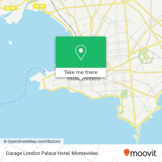Mapa de Garage London Palace Hotel