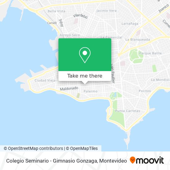 Colegio Seminario - Gimnasio Gonzaga map