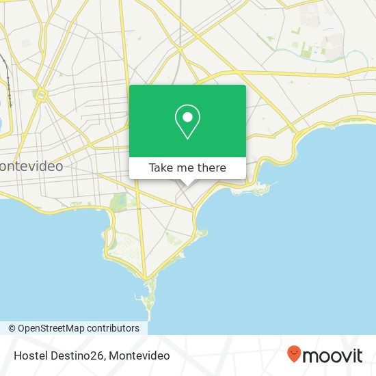 Hostel Destino26 map