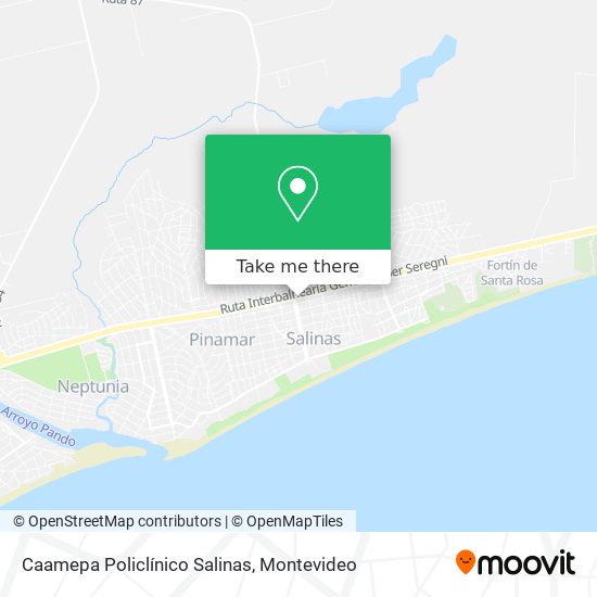 Mapa de Caamepa Policlínico Salinas