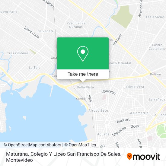 Maturana. Colegio Y Liceo San Francisco De Sales map