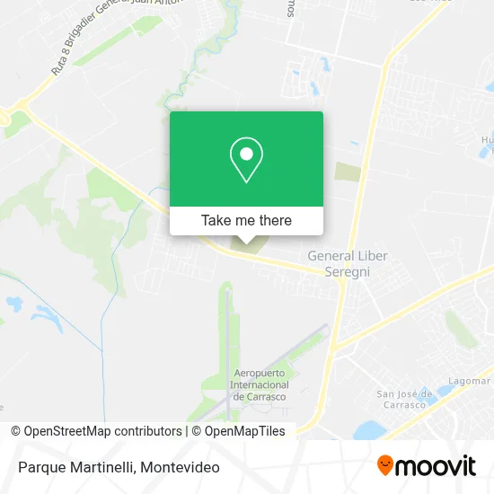 Parque Martinelli map