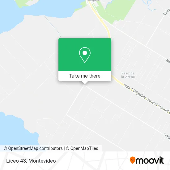 Liceo 43 map