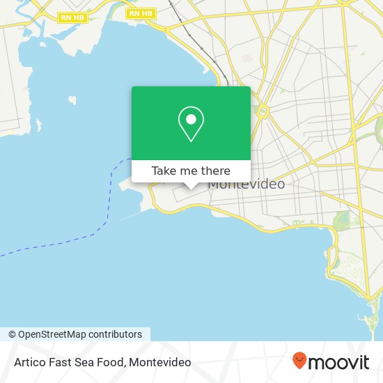 Mapa de Artico Fast Sea Food