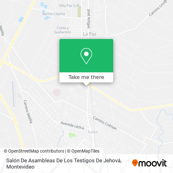 Mapa de Salón De Asambleas De Los Testigos De Jehová