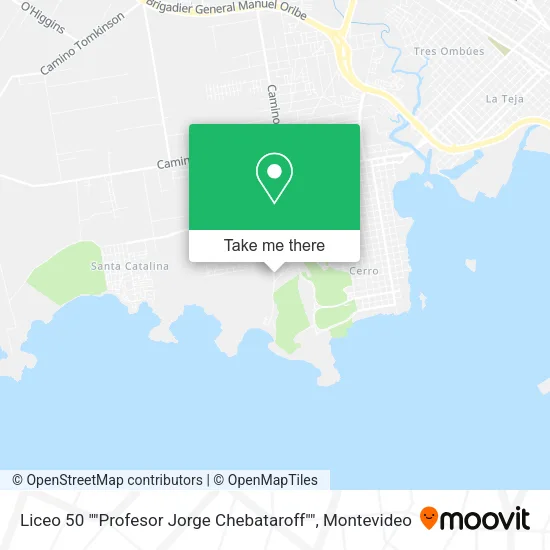 Liceo 50 ""Profesor Jorge Chebataroff"" map