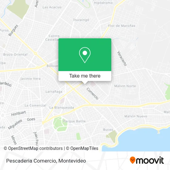 Mapa de Pescaderia Comercio