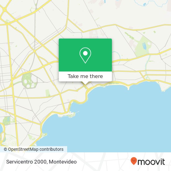 Servicentro 2000 map