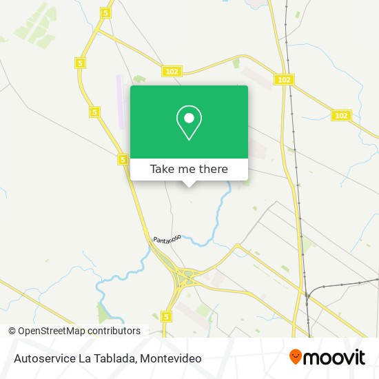 Autoservice La Tablada map