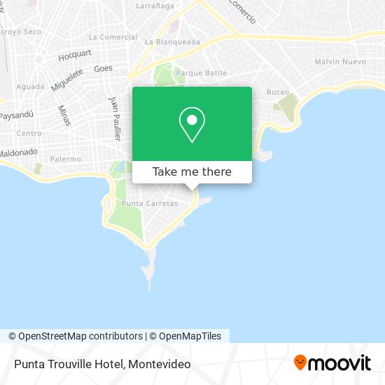 Punta Trouville Hotel map