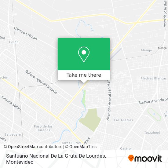 Santuario Nacional De La Gruta De Lourdes map