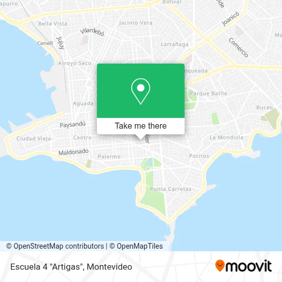 Escuela 4 "Artigas" map