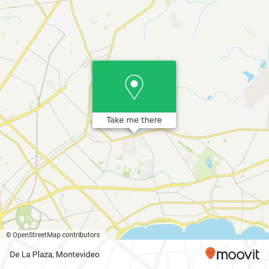 De La Plaza map