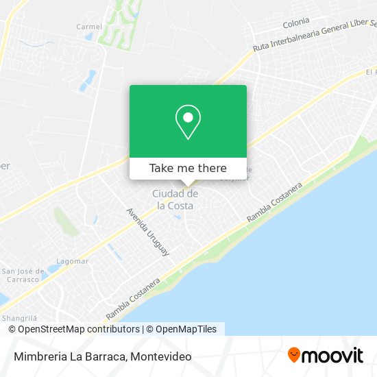 Mimbreria La Barraca map