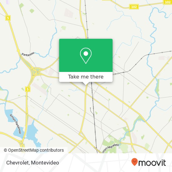 Chevrolet map