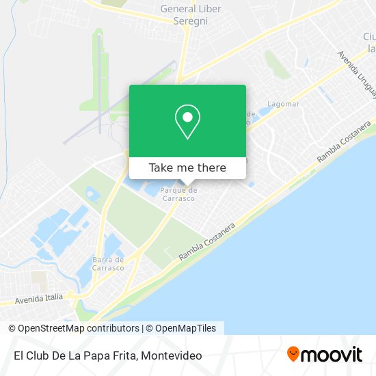 El Club De La Papa Frita map