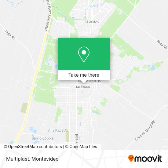 Multiplast map