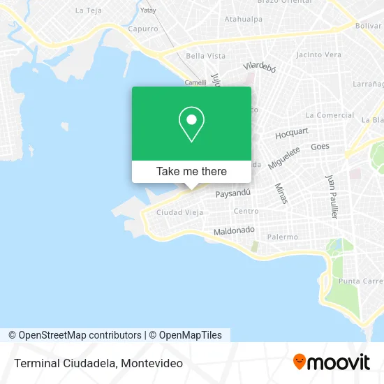 Mapa de Terminal Ciudadela
