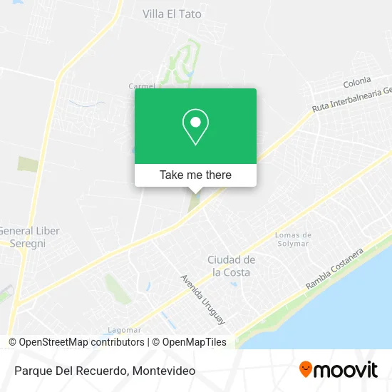 Parque Del Recuerdo map