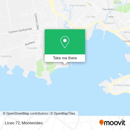 Liceo 72 map