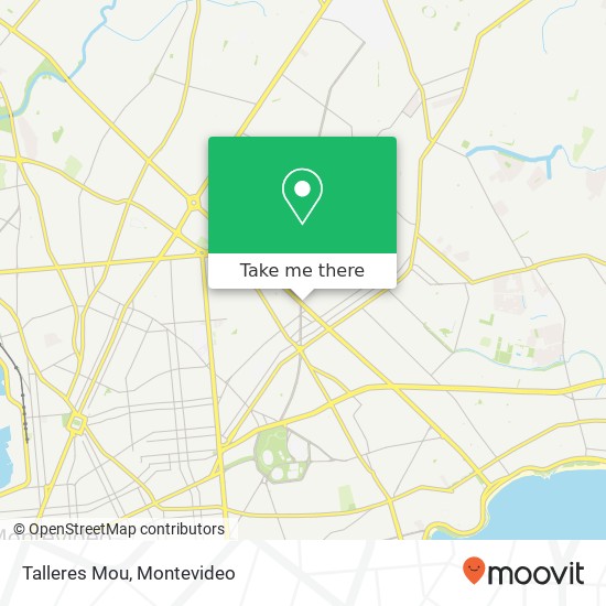 Talleres Mou map