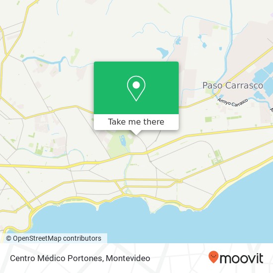 Centro Médico Portones map