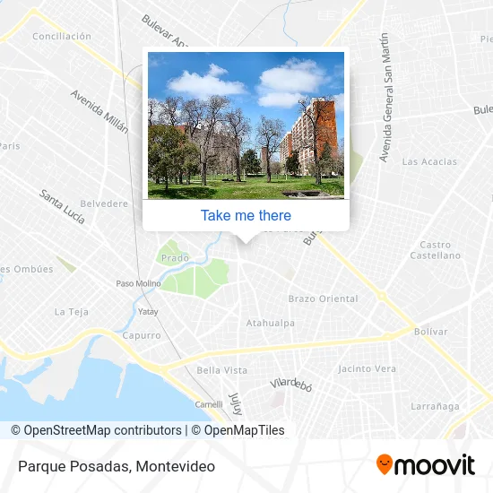 Mapa de Parque Posadas