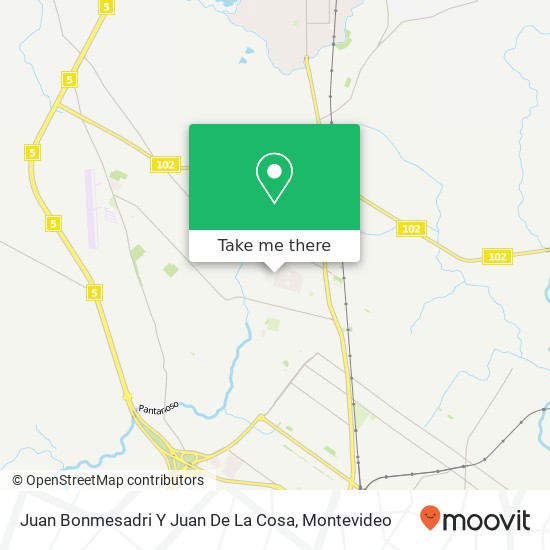 Juan Bonmesadri Y Juan De La Cosa map