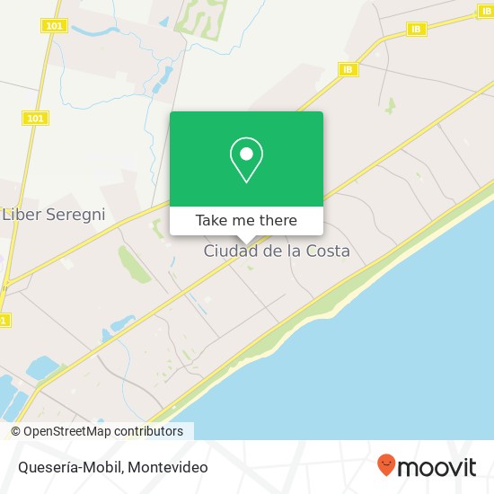 Quesería-Mobil map