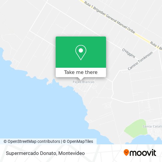 Supermercado Donato map