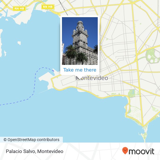 Palacio Salvo map