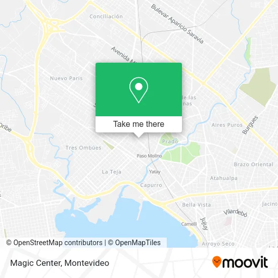 Magic Center map