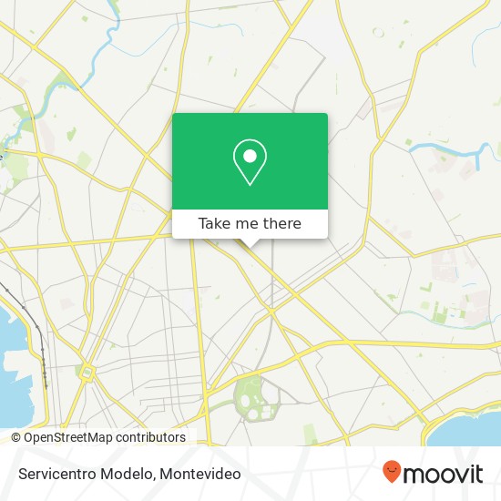 Servicentro Modelo map