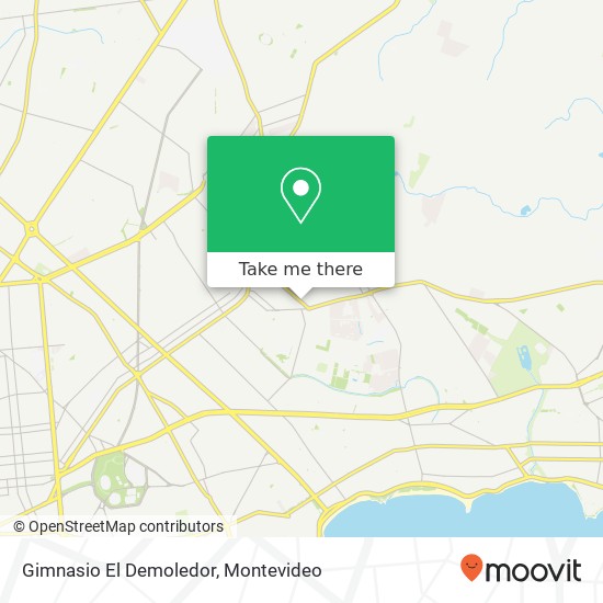 Gimnasio El Demoledor map