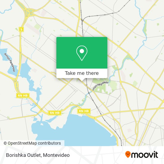 Borishka Outlet map