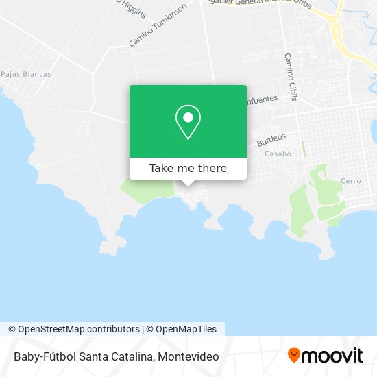 Baby-Fútbol Santa Catalina map
