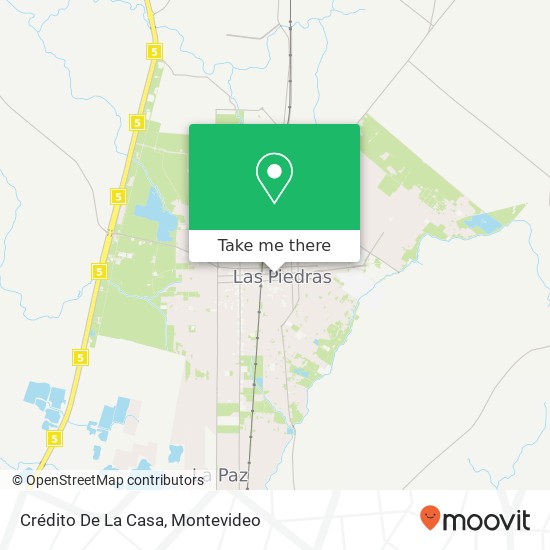 Crédito De La Casa map