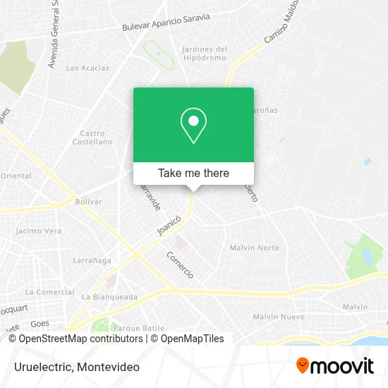 Uruelectric map