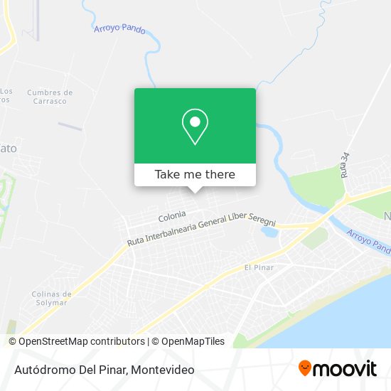 Autódromo Del Pinar map