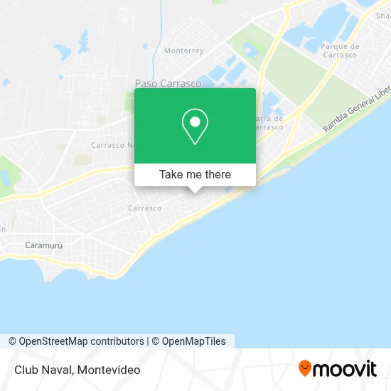 Club Naval map